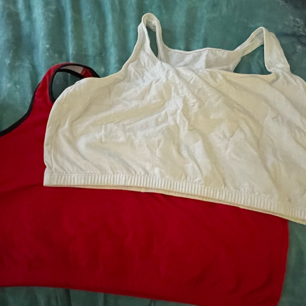 Brand new without tags size 5 sports bras.